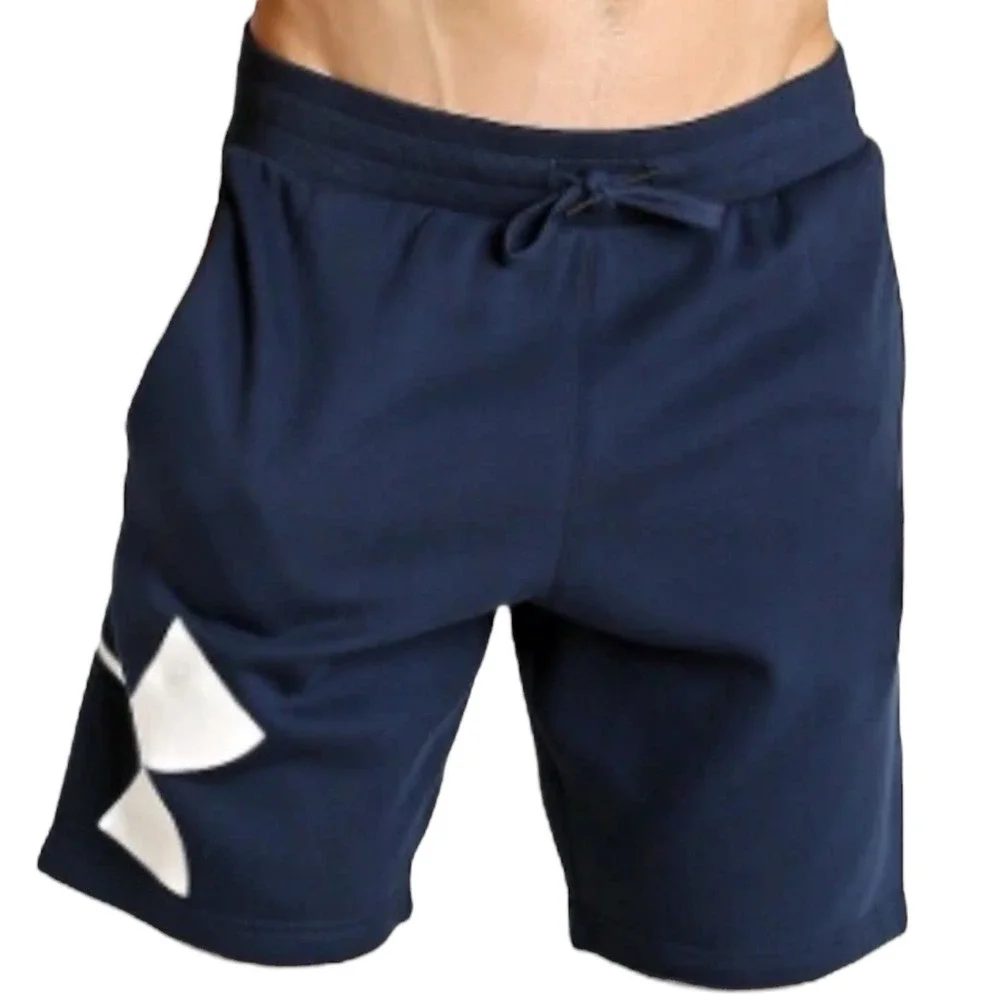 Under Armour Shorts Men's Size Small UA Rival Fleece‎ Logo Blue Green LOT OF 2